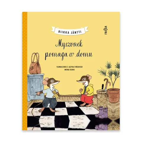 Myszonek pomaga w domu