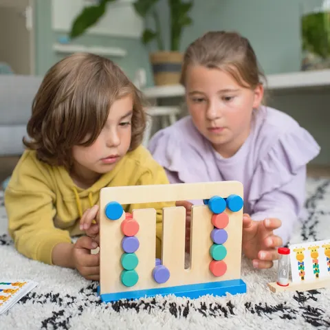 BS Toys, drewniana gra logiczna Wyzwanie Żyrafy