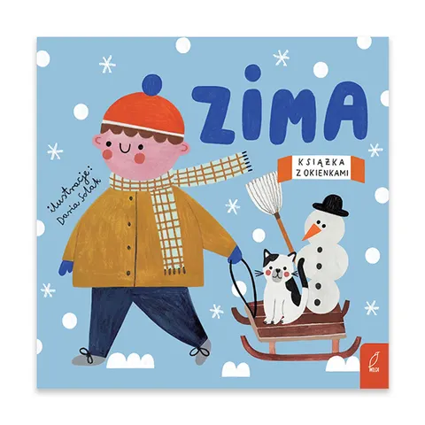 Zima. Książka z okienkami