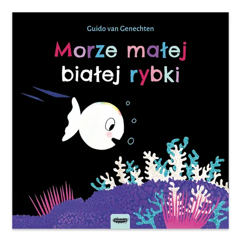 Morze małej białej rybki