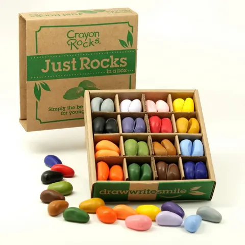 Crayon Rocks kredki kamyki w pudełku 64 sztuki 16 kolorów