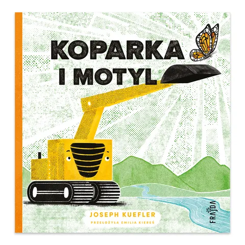 Koparka i motyl