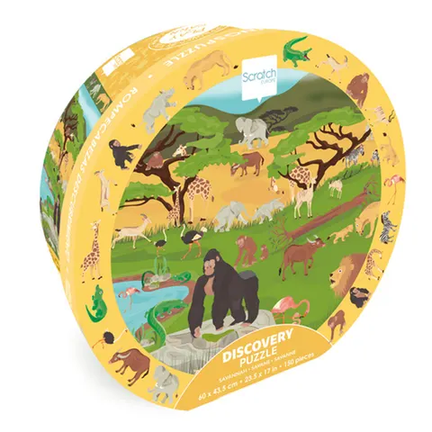 Scratch, Puzzle obserwacyjne - Sawanna 150 el.
