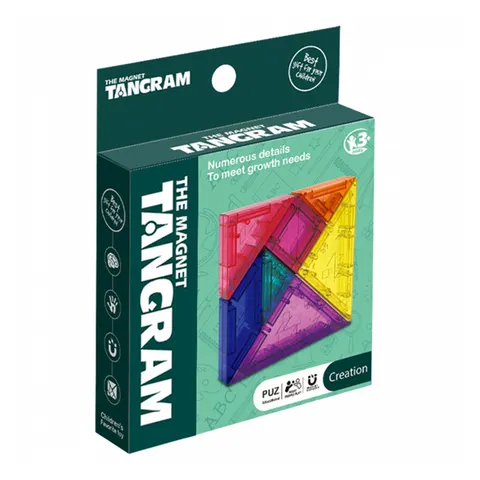 WOOPIE Tangram Klocki Magnetyczne Puzzle 3D