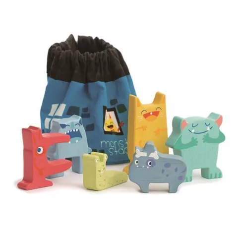 Tender Leaf Toys gra zręcznościowa Monster Stacker
