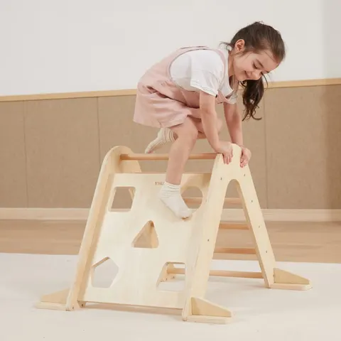 VIGA DREWNIANA DRABINKA TRÓJKĄT WSPINACZKOWY MONTESSORI 44708