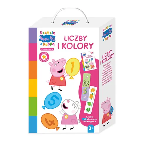 Liczby i kolory. Świnka Peppa. Uczę się z Peppą
