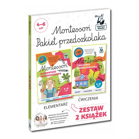 Montessori. Pakiet przedszkolaka. Kapitan Nauka