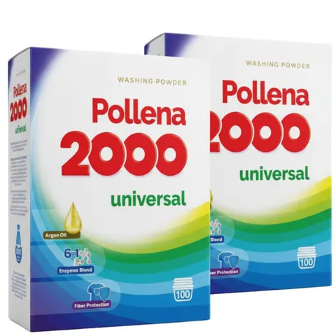 POLLENA 2000 Proszek do prania UNIWERSALNY 100 prań 5,5 kg, pakiet 2 szt.