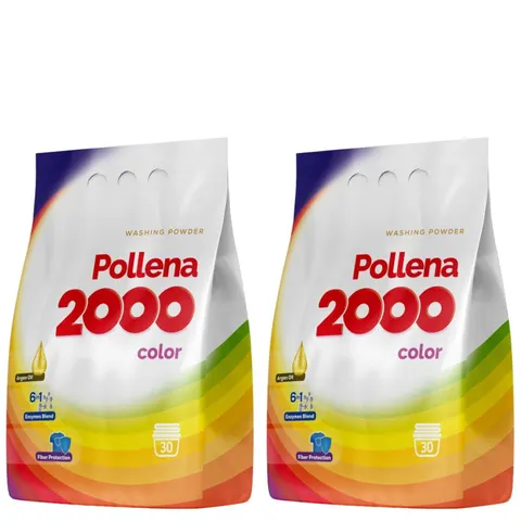POLLENA 2000 Proszek do prania KOLOR 1,65 kg, pakiet 2 szt.