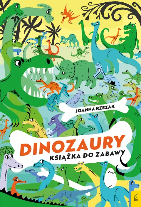 Dinozaury. Książka do zabawy