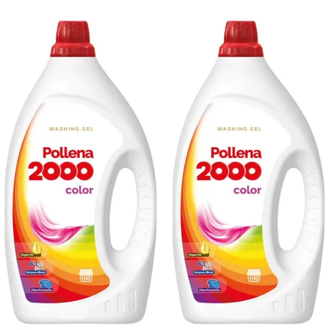 POLLENA 2000 Żel do prania KOLOR 100 prań 3,5 l, pakiet 2 szt.