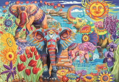 Puzzle 500 HQ Elephants' Carnival 35572