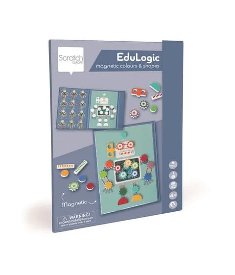 Układanka magnetyczna kształty i kolory Roboty Scratch