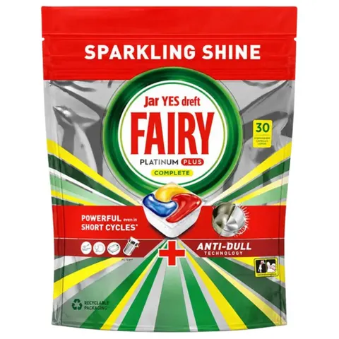 FAIRY Kapsułki do zmywarki PLATINUM PLUS, 30 szt