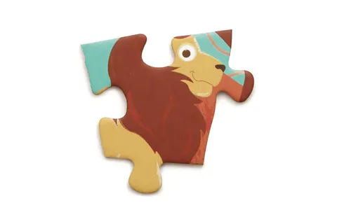 Puzzle konturowe Safari 60 elementów Scratch