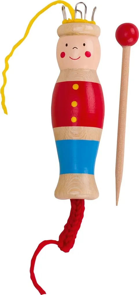 Drewniany instrument do wyplatania szydełko dla dzieci Goki