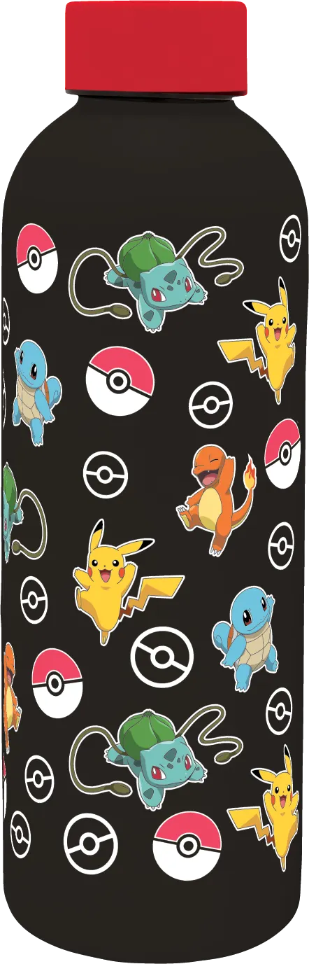 Butelka 800ml Pokemon 3D ze stali PK00043