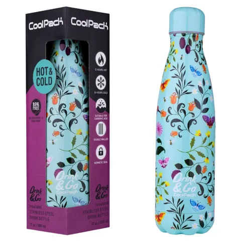 Bidon metalowy Coolpack cherry tree