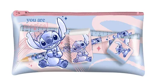 Zestaw piśmienniczy w saszetce Stitch 5 elementów ST00010