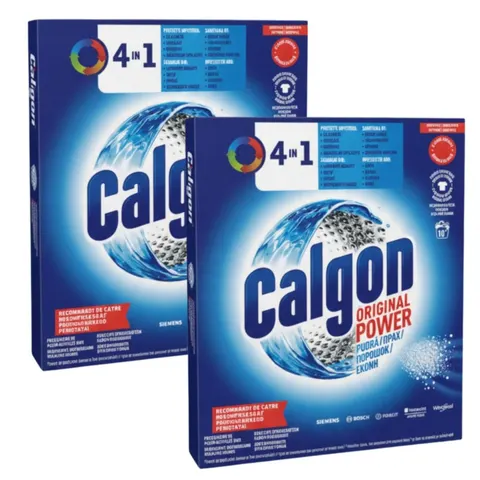 CALGON Proszek 4w1 Odkamieniacz Pralki 500g, pakiet 2 szt.