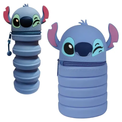 Saszetka silikonowa Disney Blue Stitch z główką