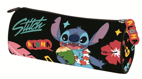 Piórnik tuba Stitch Black Aloha