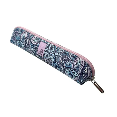 Piórnik mini Paisley Turkus