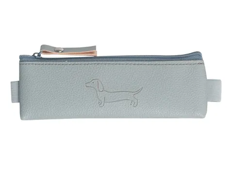 Saszetka mini z gumką na zeszyt Sharky light gray