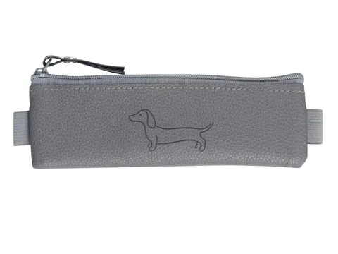 Saszetka mini z gumką na zeszyt Sharky dark gray