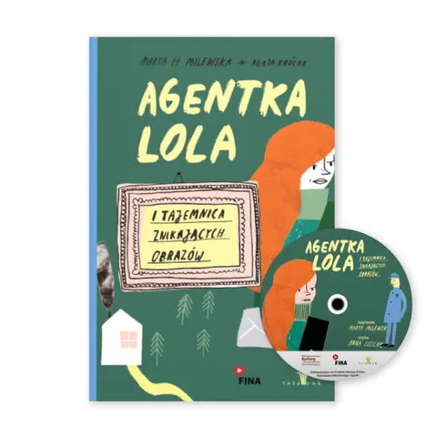 Agentka Lola i Tajemnica znikających obrazów + CD