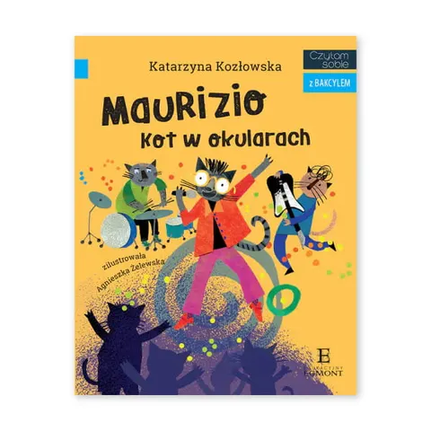 Czytam sobie z Bakcylem. Maurizio. Kot w okularach