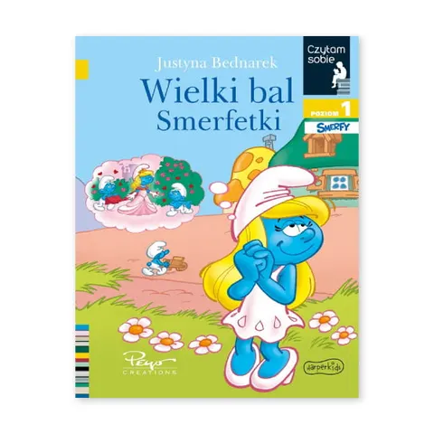 Czytam sobie. Wielki bal Smerfetki. Poziom 1