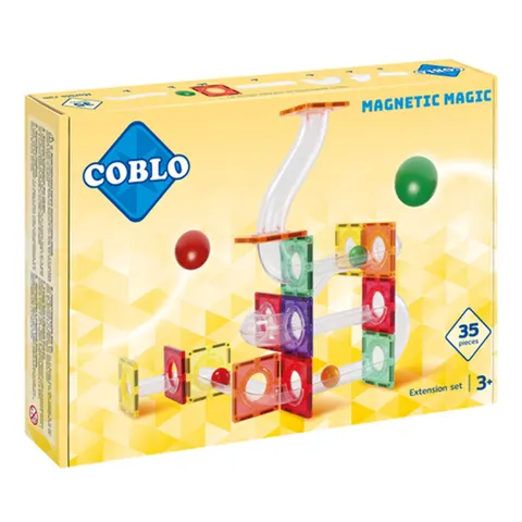 COBLO, magnetyczne klocki konstrukcyjne Kulodrom 35 elem.