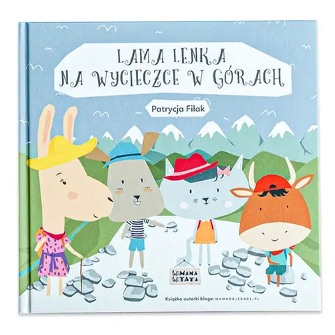 Lama Lenka na wycieczce w górach