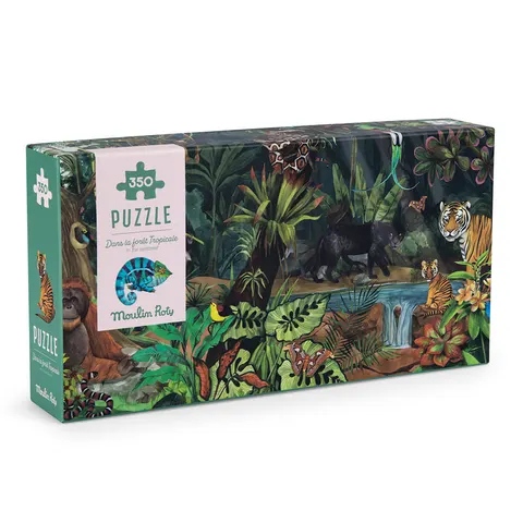 Puzzle obserwacyjne. W tropikalnym lesie 350 el Moulin Roty
