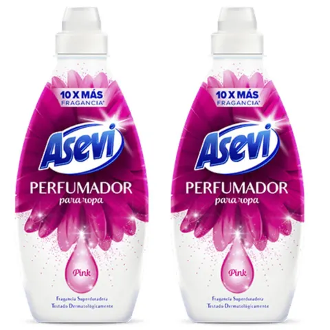 ASEVI perfum do płukania tkanin 36 prań PINK 720 ml, pakiet 2 szt.