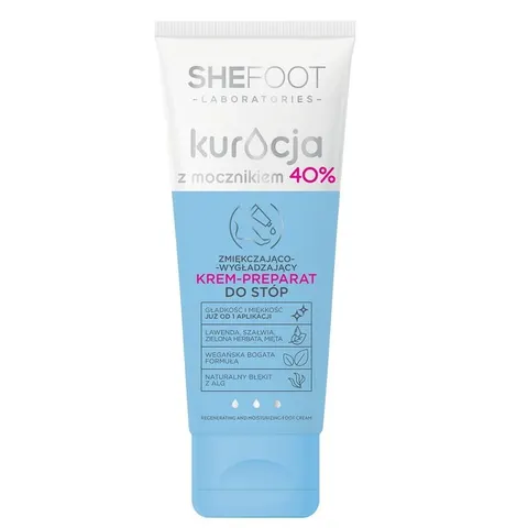 SHEFOOT KREM DO STÓP 75ML MOCZNIK 40% ZMIĘKCZAJĄCO-WYGŁADZAJĄCY