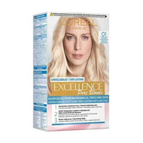 L'Oréal Paris Excellence Creme Farba do włosów 01 Superjasny blond naturalny