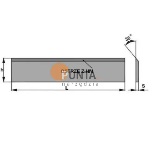 Noże proste HM 30 mm HM.0060.303B