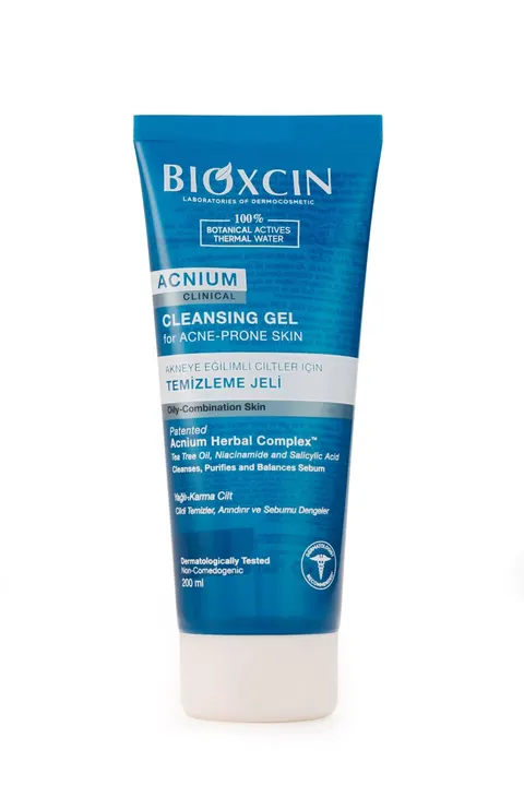 BIOXCIN ACNIUM Żel d/mycia twarzy tuba 200ml