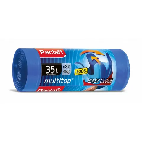 PACLAN Worki na śmieci Multitop 35l, 36 sztuk