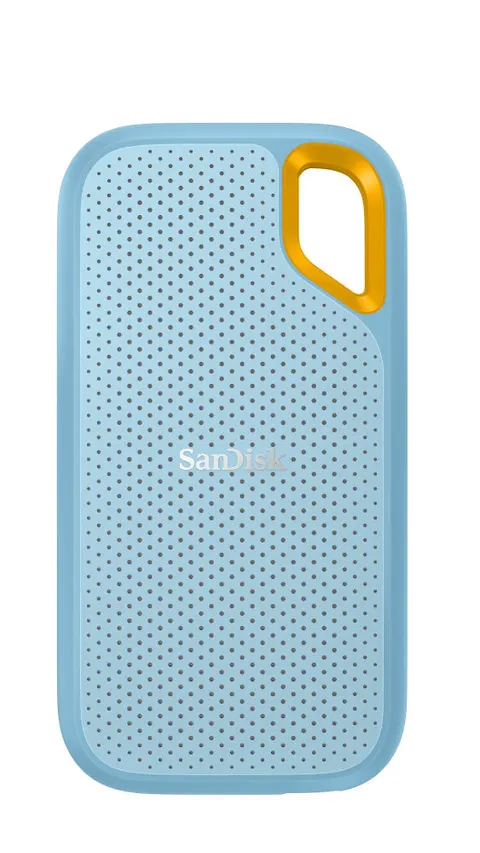 Dysk przenośny sandisk extreme portable ssd 4tb (1050 mb/s) sky-blue