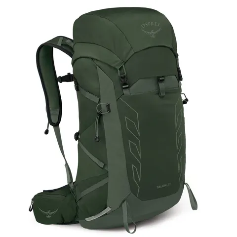 Męski plecak turystyczny Osprey Talon 33 – Green Canopy Pine Leaf