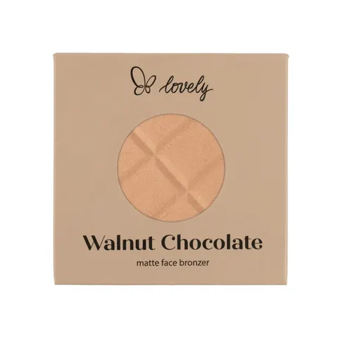 Lovely Walnut Chocolate Pressed matowy puder brązujący do twarzy 9g
