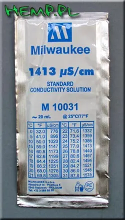 FLUID DO KALIBRACJI MIERNIKA EC / KONDUKTOMETRA, 1.413, 20ml
