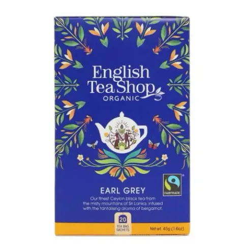 HERBATA EARL GREY FAIR TRADE BIO (20 x 2,25 g) 45 g - ENGLISH TEA SHOP ORGANIC