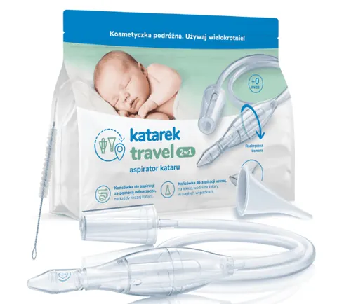 Katarek Travel aspierator kataru 2w1 Ustny i do odkurzacza