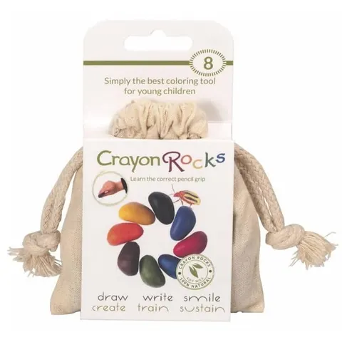 Crayon Rocks Kredki Kamyki W Woreczku 8 Kolorów
