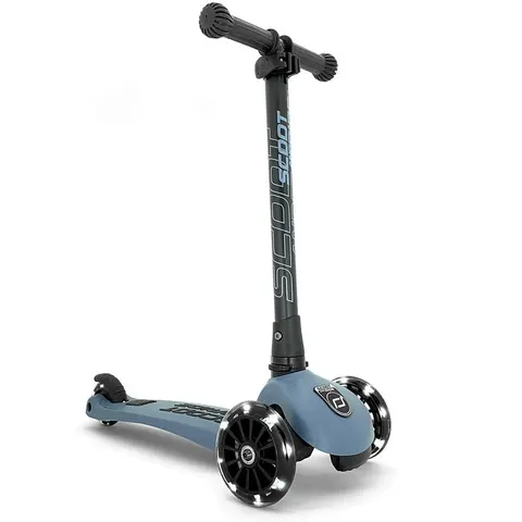 SCOOTANDRIDE HIGHWAYKICK 3 LED SKŁADANA / STEEL
